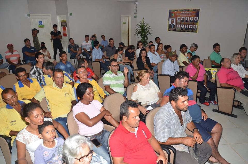 25ª Sessão Ordinária da Câmara Municipal Alto Paraíso 05 09 2017